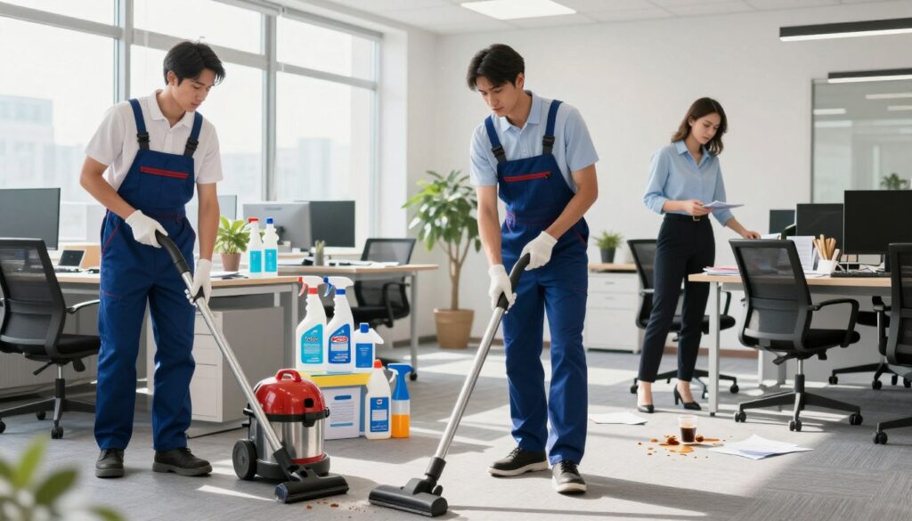 corporate office cleaning challenges