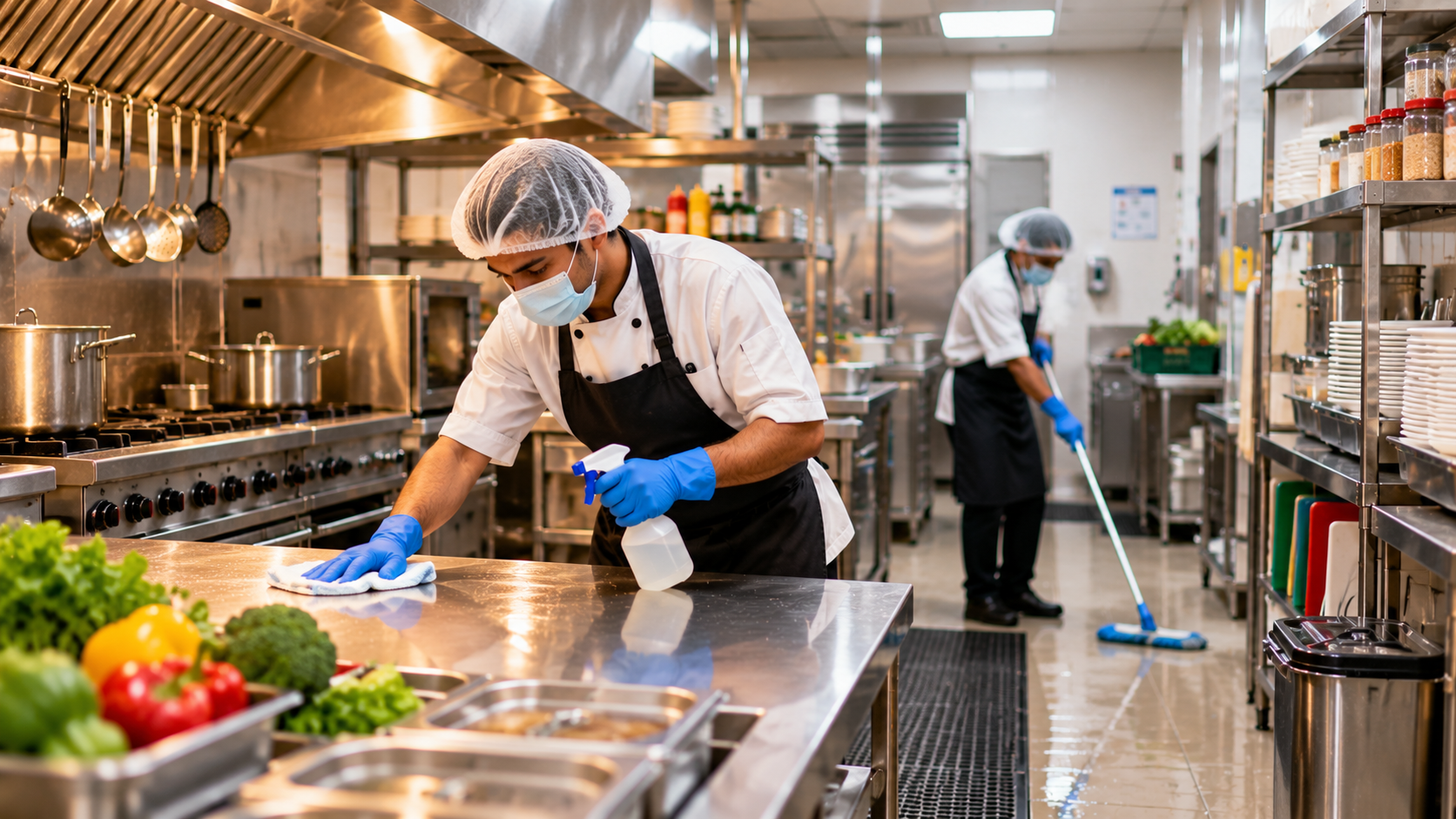 Professional restaurant kitchen cleaning and hygiene in Pune
